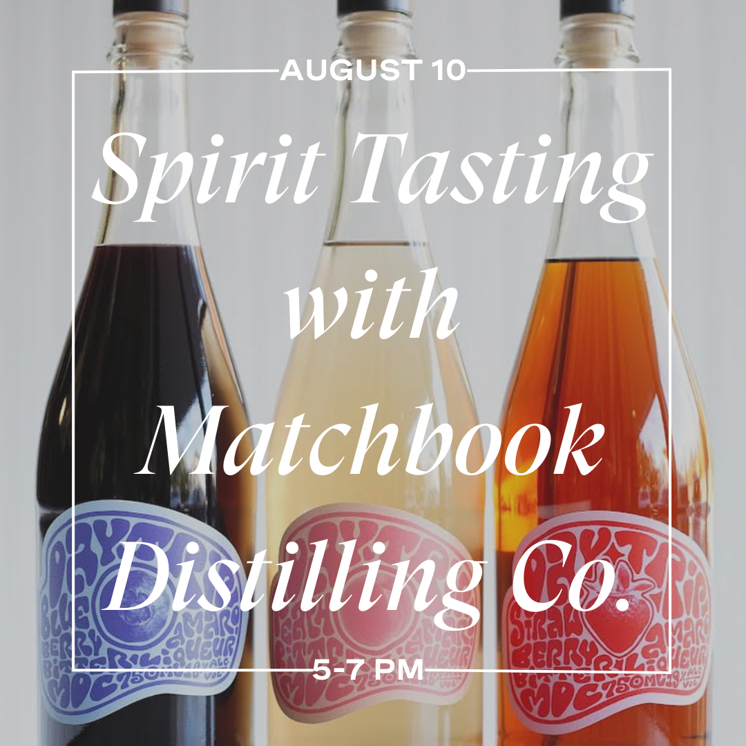 Spirits Tasting with Matchbook Distilling